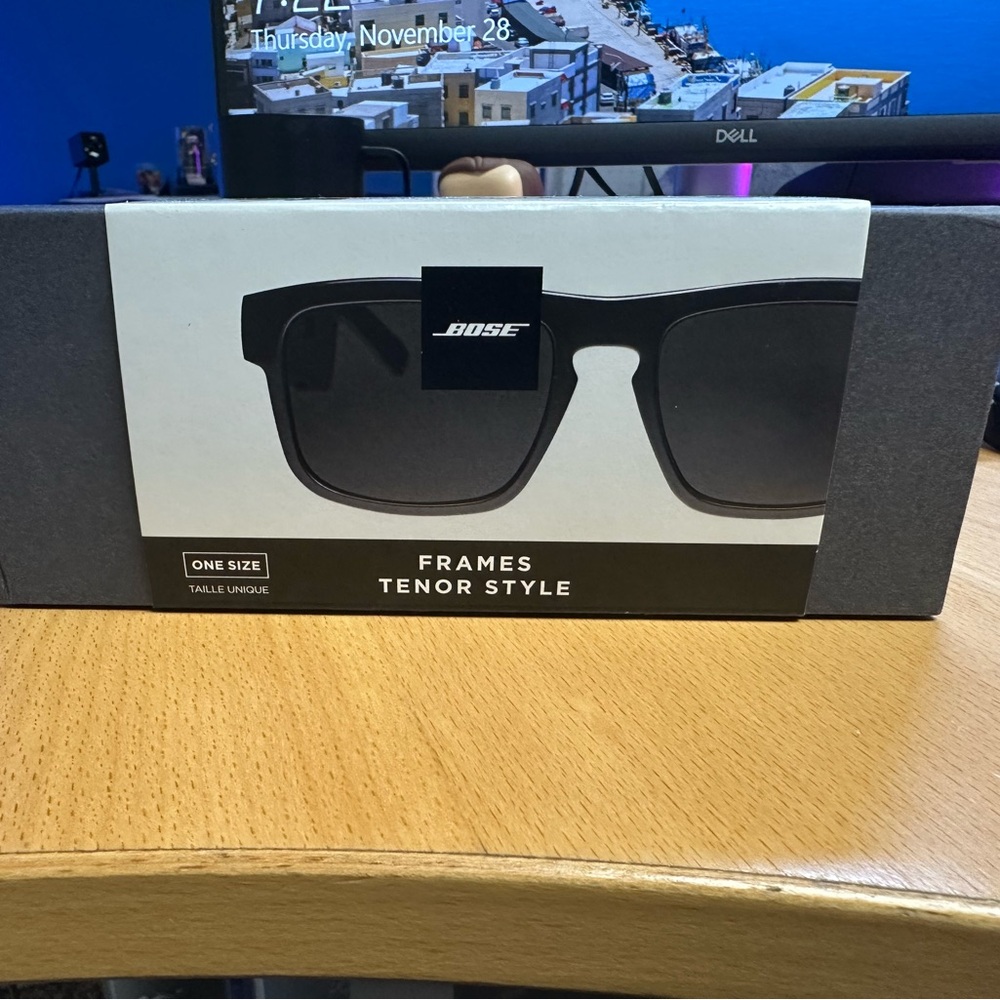 Bose Frames Tenor Rectangular Bluetooth Audio Sunglasses - Black *NEW/SEALED*